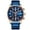 Blue band_Rose gold, variant on Men's Luxury Chronograph Watch – Waterproof Sport Quartz Timepiece with Date Display