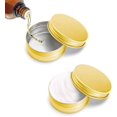 thumbnail image 5 of 15 Pcs Échantillon Vide 10ml Pots en Aluminium Vide Contenant Cosmétique Petit Rond, 5 of 5