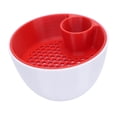 thumbnail image 4 of Tazón De Pistacho De Cámara Dual Con Recipiente De Concha, Organizador De Bocadillos Impreso En 3D 2 En 1 Para Un Servicio De Basura Incorporado, Para Cerezas, Palomitas De, 4 of 7