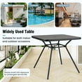 thumbnail image 6 of Gymax 32'' Patio Dining Table w/ 1.6'' Umbrella Hole & Lid DPC Tabletop for Backyard, 6 of 8