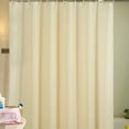 thumbnail image 4 of 1pcs solid color bathroom curtain peva plain waterproof thick bathroom curtaincream-coloured, 4 of 5