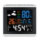 thumbnail image 2 of 2x Estación Meteorológica Digital Reloj Tiempo Controlado con Termómetro de Temperatura Humedad Higrómetro Gloria Despertador digital LCD en color, 2 of 9