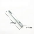 thumbnail image 3 of SENRISE 1/2/5 Pcs Door Handle Spindle Bar Square Strip with Slot Steel 100mm Silver Universal, 3 of 5
