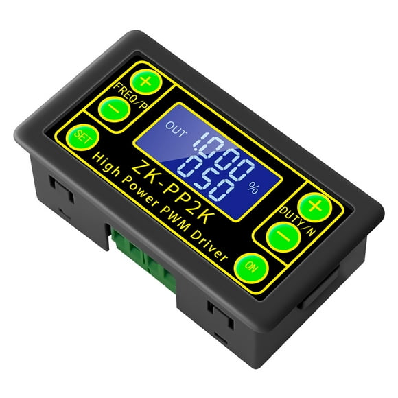 yeacher ZK-PP2K Dual-Mode PWM Signal Generator with Adjustable Frequency, Duty Cycle, and Pulse Count for LED Dimming, Motor Speed Control, and Solenoid Valve Applications