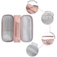 thumbnail image 4 of GHSDFBB Large Capacity Pencil Case, Stationery Storage Handheld Pen Pouch Bag Multiple Compartment Double Zipper Cosmetic Portable High School Office Organizer College Student Girl Teen Adult, 4 of 7