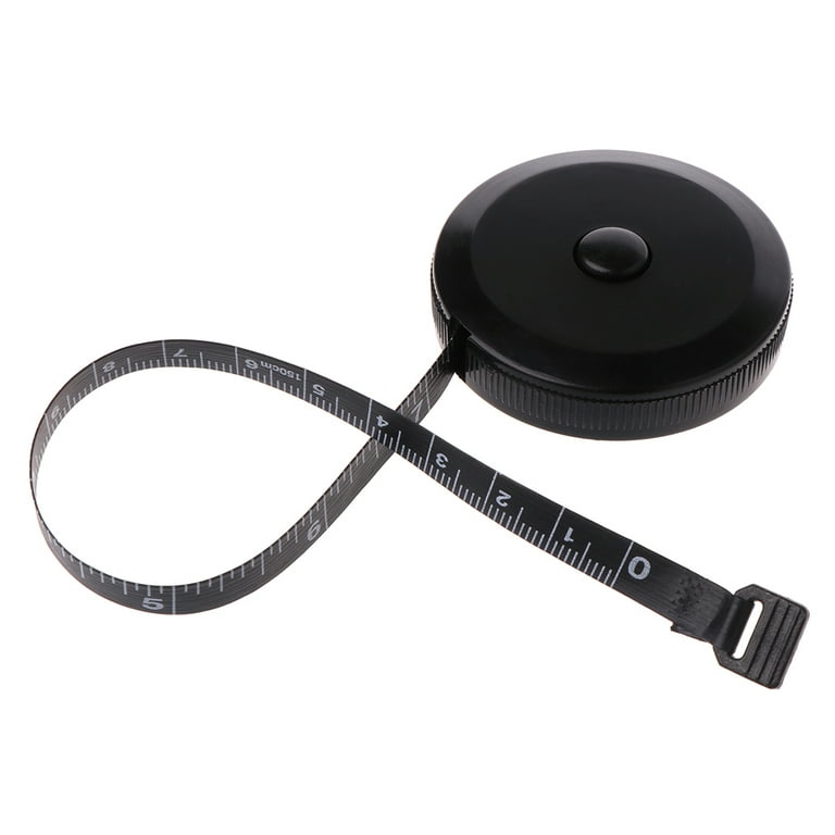 1.5m Flexible Retractable Measuring Tape - Dual Sided, For Sewing, Body Measurements, Crafts, Cloth Tape