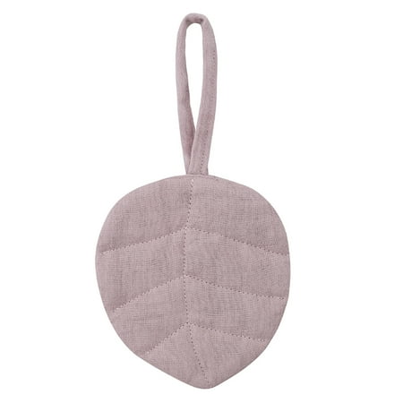 

Baby Pacifier Clip Chain Pendant Soft Cotton Leaf-shape Soother Holder Decor Dummy Nipple Hanging Ornament for Newborn