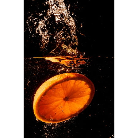 Fruit Splash - Canvas Print Spray Wet Splash Red Fruits Drip Water Stretched Canvas 10 x 14