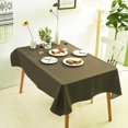 thumbnail image 1 of Dabuda Rectangle Tablecloth Waterproof Polyester Table Cloths Wrinkle-Free Washable Table Cover for Dining,picnic,Party,Buffet,Wedding,Indoor and Outdoor(coffee, 55×55 Inch,4seats), 1 of 7