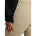 thumbnail image 4 of Terra & Sky Women's Plus Pull On Jegging Capri Pants with Control Panel, Sizes 0X-5X, 4 of 5