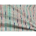 thumbnail image 4 of oneOone Rayon Light Mint Green Fabric Stripe Geometric Sewing Fabric By The Yard Printed Diy Clothing Sewing Supplies 56 Inch Wide, 4 of 6