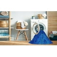 thumbnail image 2 of Ahgly Company Tapis Rectangulaire Lavable en Machine Intérieur Transitionnel Bleu Néon, 2 Pieds x 3 Pieds, 2 of 7
