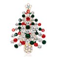 thumbnail image 1 of Broche navideño Árbol de Navidad Alfiler para el cuello Botas Muñeco de nieve Campanas de trineo Pingüino Ramillete Serie navideña, 1 of 6