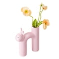 thumbnail image 3 of Jarrón de cerámica para flores, organizador de escritorio, maceta, decoración moderna, soporte para plantas Rosa, 3 of 7