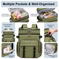 thumbnail image 2 of Mochila térmica Weitars 31L impermeable a prueba de fugas verde, 2 of 8