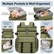 thumbnail image 2 of Mochila térmica Weitars 31L impermeable a prueba de fugas verde, 2 of 8