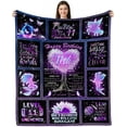 thumbnail image 2 of 11 Year Old Girl Gift Ideas Blanket, Birthday Gifts for 11 Year Old Girls, Gifts for 11 Year Old Girl, 11th Birthday Decorations for Girls, 11th Birthday Gifts for Girls Throw 60''''x50'''', 2 of 6
