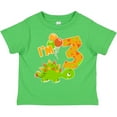 thumbnail image 3 of Inktastic Happy Dinosaur Third Birthday-green Boys or Girls Toddler T-Shirt, 3 of 5
