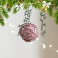 thumbnail image 4 of AuroraX Foam Christmas Decoration Set 2 Pcs Contemporary Hanging Ball Ornaments Decorative 3.1" Neutral for Xmas Gifts,Christma Tree,Party Decor, 4 of 6