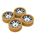 thumbnail image 3 of Rueda de Goma NeumáTicos de Carreras NeumáTico para 284131 K969 K989 P929 P939 Mini-Z Mini-Q 1/28 RC Piezas de ActualizacióN de AutomóViles, 4, 3 of 5