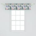 thumbnail image 2 of Ambesonne Deer Window Valance, Pine Trees Winter Season, 42" x 12", Multicolor, 2 of 3
