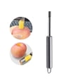 thumbnail image 1 of Oleegame 1PC Tomato Slicer And Lemon Slicer Stainless Steel Home And Kitchen Creative Fruit Sculpture Stainless Steel Corer Red Dates Corer Seedless Corer Tool Digging Fruit Core Extractor, 1 of 9