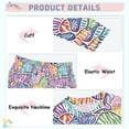 thumbnail image 4 of Dailycode Cotton Pajama Set Snug Fit Long Sleeve Top and Pants for 18M-8Y Colorful Zebra Stripe Animals, 4 of 7