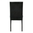 thumbnail image 5 of Weston Home Banford Nailhead Velvet Upholstered Dining Side Chairs, Set of 2, Black, 5 of 7