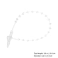 thumbnail image 2 of Shisuyan 1 Set Security Loop for Clothing Label Holder PP White Fastener, 2 of 8