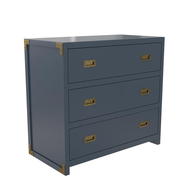 Baby Relax DE70260 Mylan 3Drawer Dresser, Graphite Blue