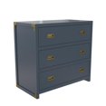 thumbnail image 1 of Mylan 3-Drawer Dresser, Graphite Blue, 1 of 1