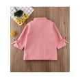 thumbnail image 2 of Aunavey Toddler Kid Baby Girls Warm Wool Bowknot Coat Winter Overcoat Outwear Jacket, 2 of 6