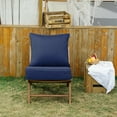 thumbnail image 4 of YEERSWAG 46.5x24x5.75 inch Outdoor Deep Seat Cushion Set,Water Repellant,Fade Resistant Patio Chair Cushion for Outdoor Patio Furniture, 4 of 11
