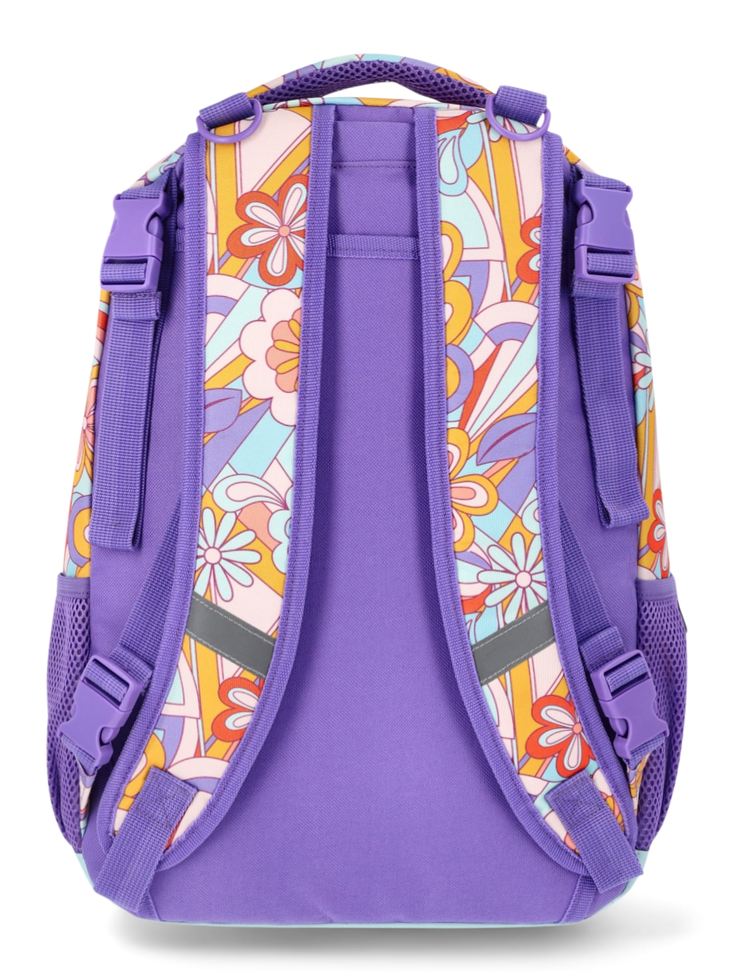 Wonder Nation Girls' Adaptive 17" Daisy Dreams Backpack, Purple