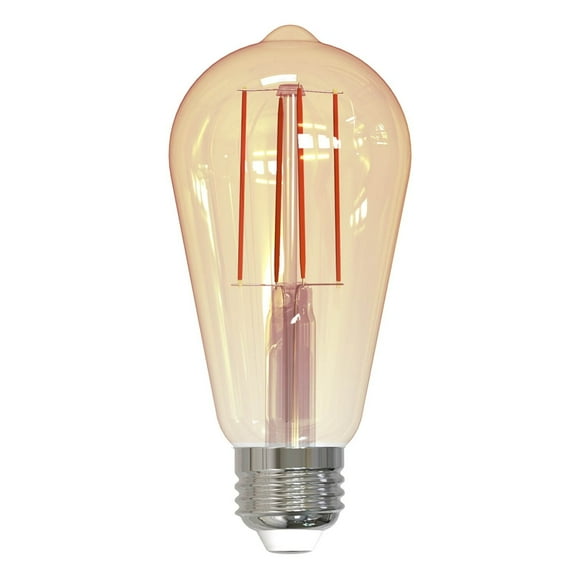 Bulbrite Pack of (2) 5 Watt Dimmable Antique Filament ST18 Medium (E26) LED Bulb - 2200K and 80 CRI