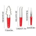 thumbnail image 3 of 3-in-1 Watermelon Fork Slicer Cutter, 2025 New Stainless Steel Fruit Cutter Summer Watermelon Cutter Slicer Tool, Dual Head Fruit Knives Kitchen Gadgets Watermelon Popsicle Cutter, 3 of 5