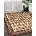 thumbnail image 2 of Ahgly Company Indoor Square Traditional Saffron Red Persian Area Rugs, 6' Square, 2 of 6