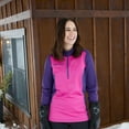thumbnail image 2 of Polaris Women's Tech Quarter-Zip Sweater Purple 286452709, 2 of 5