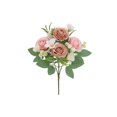 thumbnail image 2 of KTFgvq Artificial Rose Bouquet Realistic Floral Decor Artificial Artificial Flower Ornament for Wedding Party Home Tables Top Photography Props, 2 of 8