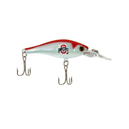 NCAA Alabama Crimson Tide Minnow Crankbait Fishing Lure, Crimson, Officially Licensed Product of the National Collegiate Athletic Association By