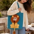 thumbnail image 5 of Cat Carrier Tote Bag with Lion Face Hole, Cat Carrier Bag with Head Hole, Cute Lion Shaped Pet Canvas Shoulder Bag Portable Carrying Bag for Small Dogs and Cats Pet Supplies, 5 of 5