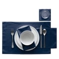 thumbnail image 4 of MY DRAP Serviette de Table Lavable et Réutilisable - 7,9 x 7,9 Pouces (50 Unités, Coton Bleu Pétrole), 4 of 4