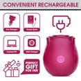 thumbnail image 6 of 2024 Quiet Rose Flower Vibrator Ball with 10 Gears USB Rechargeable Rose Toy for Women, 6 of 6