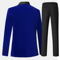 thumbnail image 2 of Beauty Emily Men's Suit Set Velvet Jacket and Pants Wedding Party Best Man Banquet Classic Costume, 2 of 8