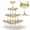 Clear, variant on Ksestor 7oz Acrylic Champagne Tower Glasses Set of 20 for Wedding and Party