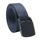 thumbnail image 3 of Cinturón de nailon para hombre, cinturón de tela para hombre con hebilla deslizante para traje vaquero, 32 mm Azul oscuro, 3 of 6
