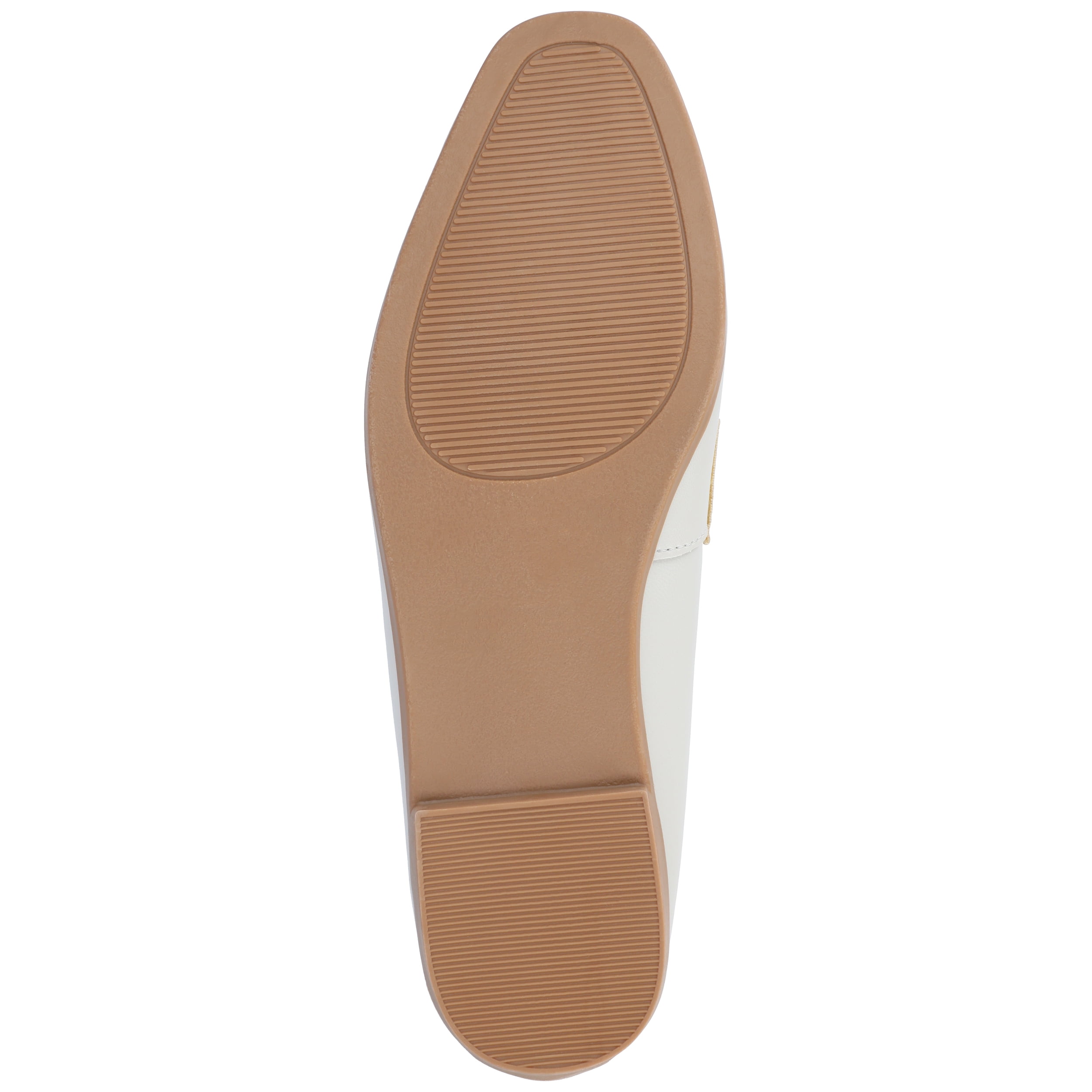 Journee Womens Myeesha Loafer Slip On Square Toe Dress Flats