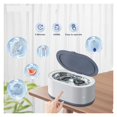 thumbnail image 2 of Household Jewelry Ultrasonic Cleaner 600ML Ultrasonic Glasses Jewelry Cleaner 46KH High Dentures Retainer Cleaning for Glasses, 2 of 7