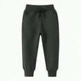 thumbnail image 2 of Hessimy Boys Spring Winter Thin Comfortable And Breathable Casual Cargo Pants Baby Boy Pants Pajama Pants (Black,2-3 Years), 2 of 8