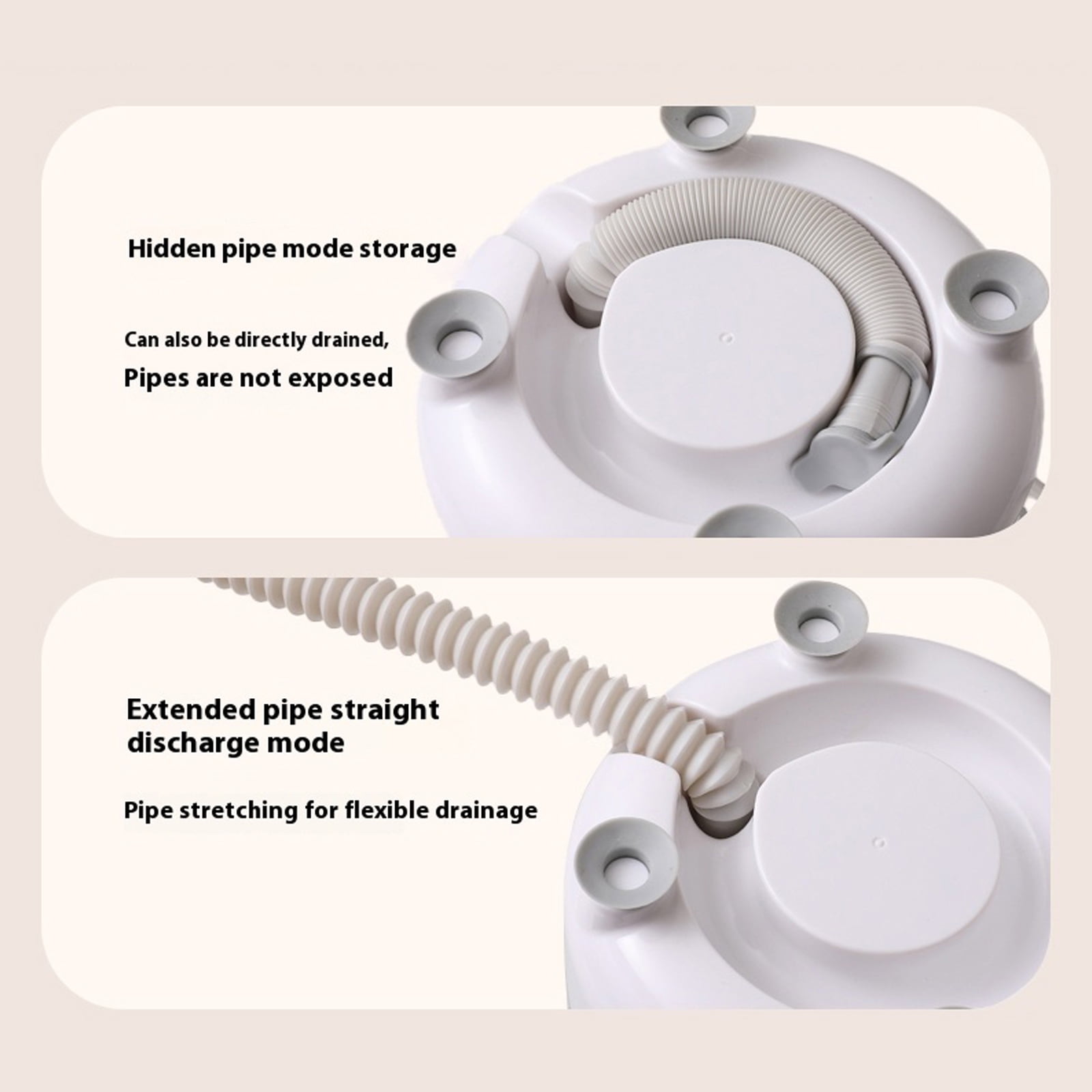 3L Wireless Washing Machine Portable Rechargeable Small Machine for Underwear Washer Cordless Laundry